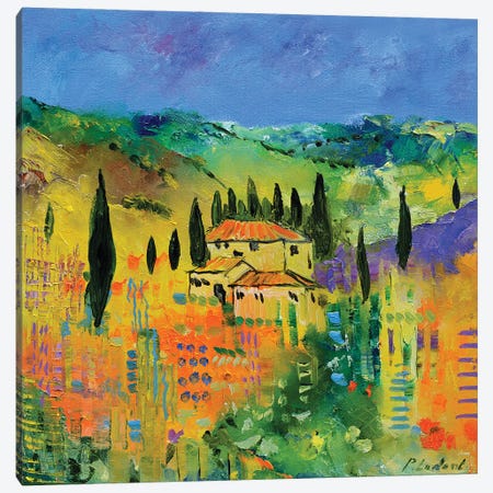 Tuscan Memory 442021 Canvas Print #LDT393} by Pol Ledent Canvas Wall Art