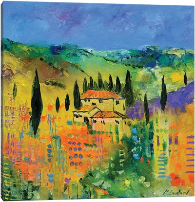 Tuscan Memory 442021 Canvas Art Print - Pol Ledent