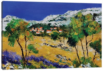 Some Lavender In Provence Canvas Art Print - Lavender Art