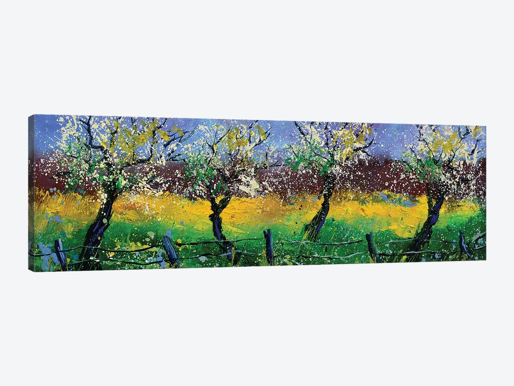 Dancing Trees by Pol Ledent 1-piece Canvas Wall Art