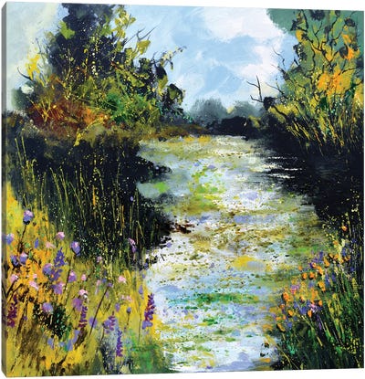 Ophelia's Pond Canvas Art Print - Pol Ledent