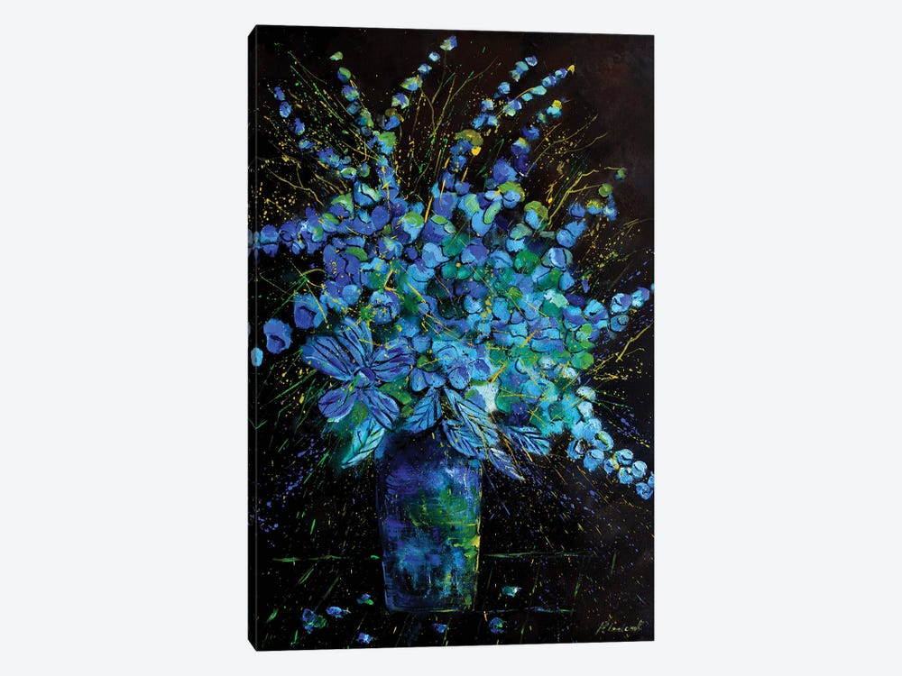 Blue Flowers by Pol Ledent 1-piece Art Print
