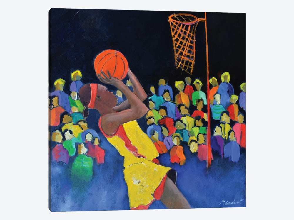 Playing Basket Ball by Pol Ledent 1-piece Canvas Art Print