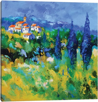 Provence I Canvas Art Print - Cypress Tree Art