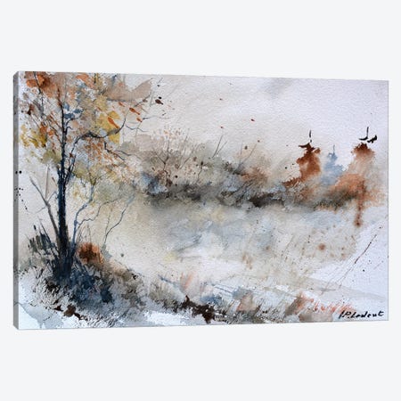 Autumn Mist Canvas Print #LDT451} by Pol Ledent Canvas Print