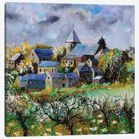 Awagne In Spring Canvas Print #LDT455} by Pol Ledent Canvas Wall Art