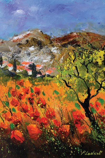 Poppies: Red Poppies In Provence Xlv by Pol Ledent