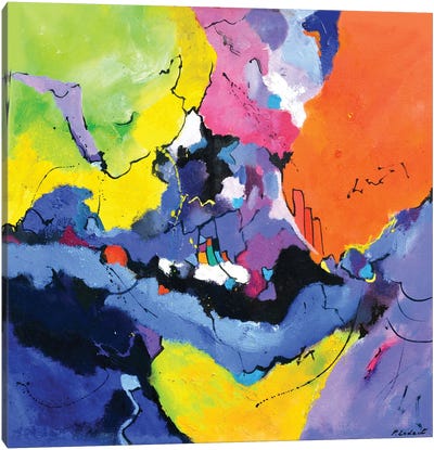 Happy Colours Canvas Art Print - Pol Ledent