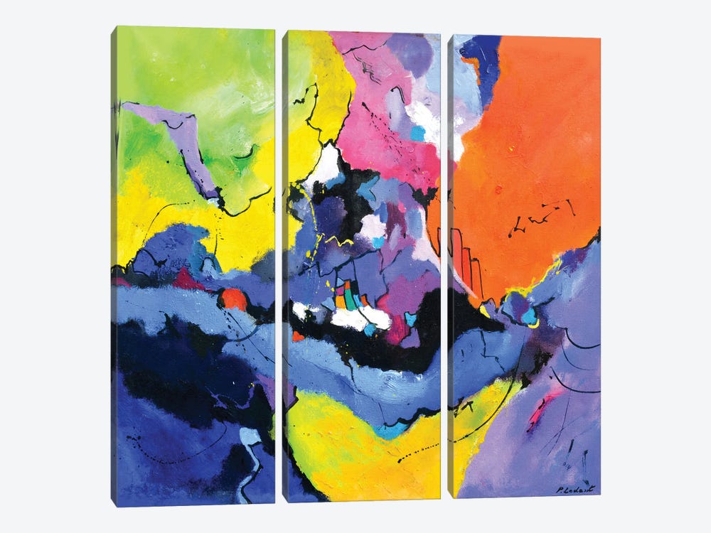 Happy Colours by Pol Ledent 3-piece Canvas Wall Art