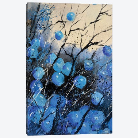 Blue Berries Canvas Print #LDT482} by Pol Ledent Canvas Art