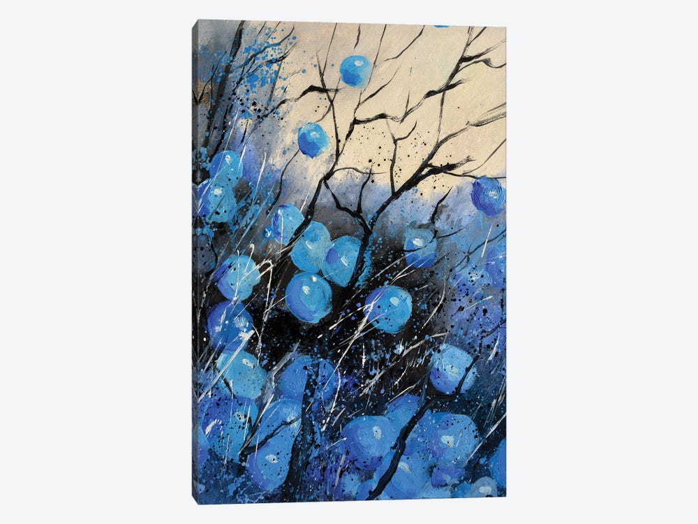 Blue Berries by Pol Ledent 1-piece Canvas Art