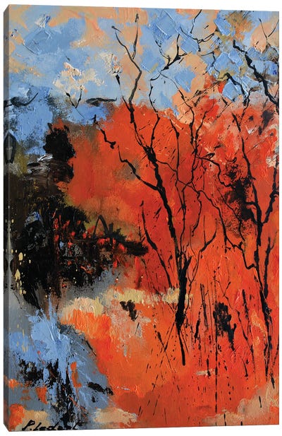 Abstract Autumn Canvas Art Print - Pol Ledent