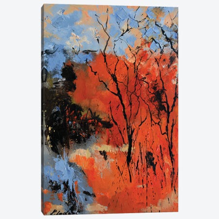 Abstract Autumn Canvas Print #LDT485} by Pol Ledent Canvas Art Print