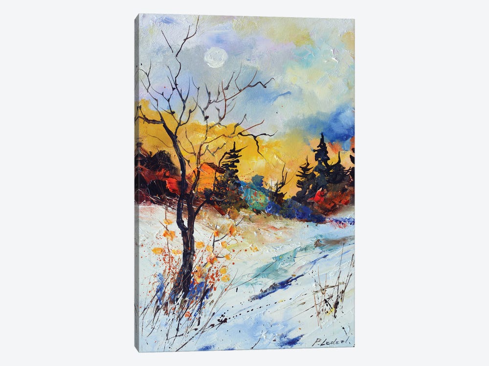 Colourful Winter by Pol Ledent 1-piece Canvas Wall Art