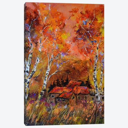 Glowing Autumn Canvas Print #LDT513} by Pol Ledent Canvas Wall Art