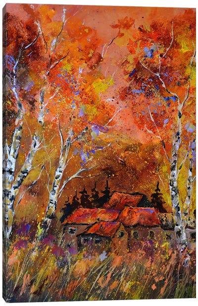 Glowing Autumn Canvas Art Print - Pol Ledent