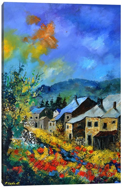 Poppies In My Countryside Canvas Art Print - Pol Ledent