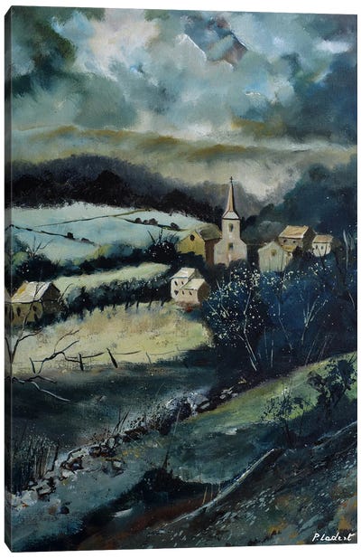 Winter Landscape 67 Canvas Art Print - Pol Ledent