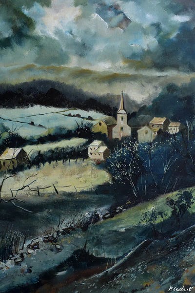 Villages & Towns: Winter Landscape 67 by Pol Ledent