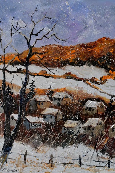 Winter In My Country 56 by Pol Ledent art print