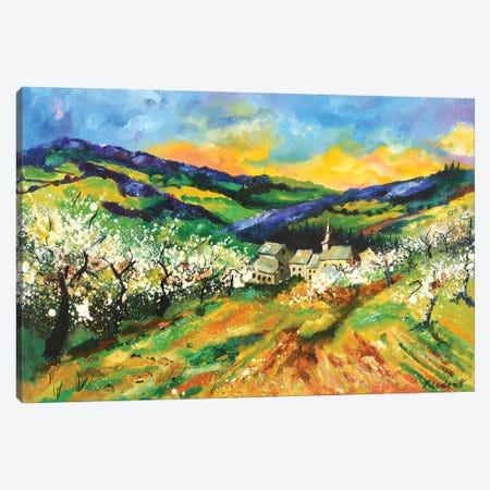 Spring In My Countryside Canvas Print #LDT528} by Pol Ledent Canvas Print