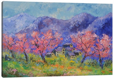 Pink Spring Canvas Art Print - Pol Ledent