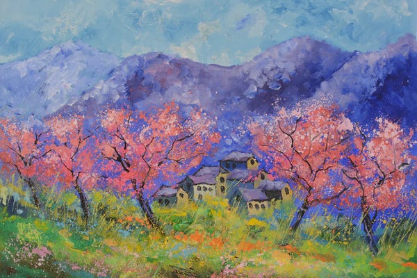 French Country Décor: Pink Spring by Pol Ledent