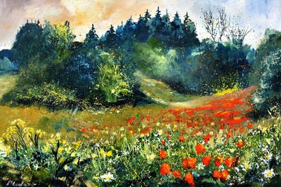 Red Poppies 75 by Pol Ledent art print