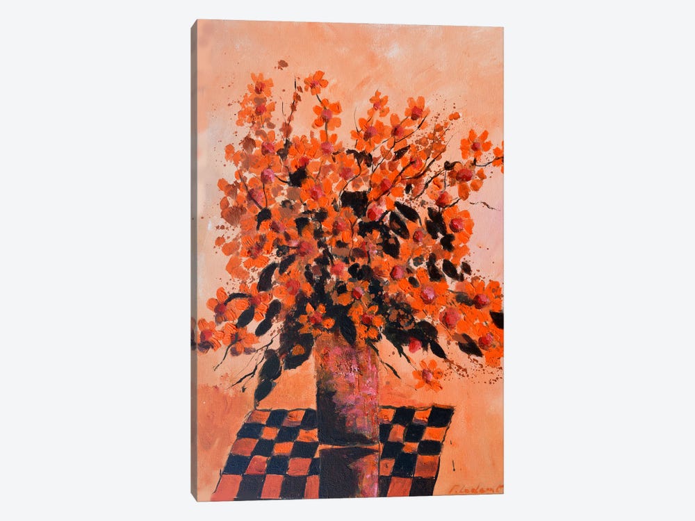 Orange Still Life - 5624 by Pol Ledent 1-piece Canvas Wall Art