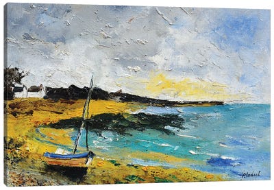 Seashore in Brittany Canvas Art Print - Brittany
