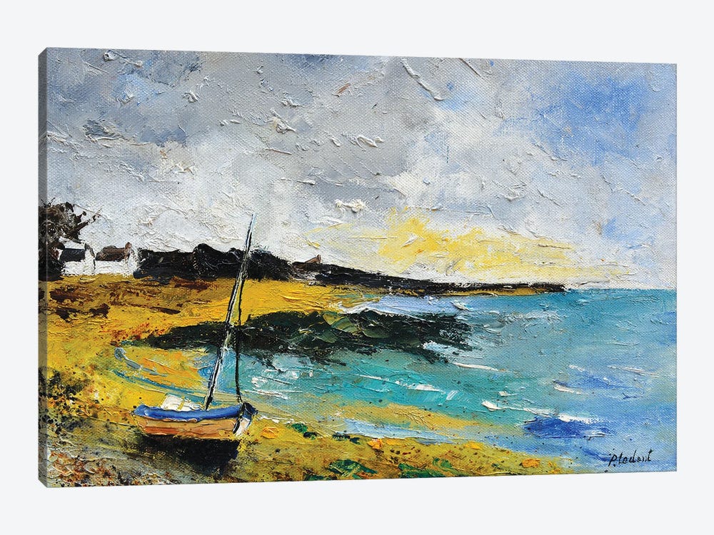 Seashore in Brittany by Pol Ledent 1-piece Canvas Wall Art
