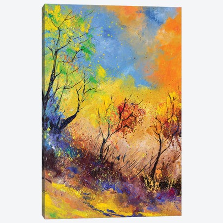 Autumn magic colours Canvas Print #LDT60} by Pol Ledent Canvas Print