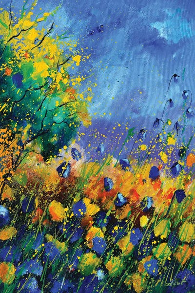 Abstract: Happy wild flowers by Pol Ledent