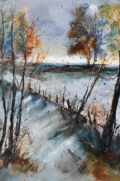 Snowscapes: Winter path by Pol Ledent