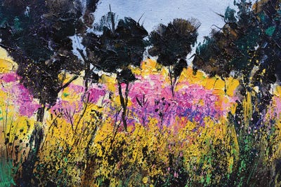 Epilobiums near Hileau by Pol Ledent canvas print