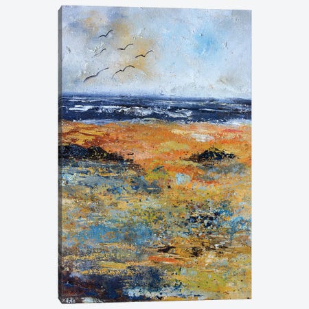 Seashore at the North sea Canvas Print #LDT79} by Pol Ledent Canvas Art