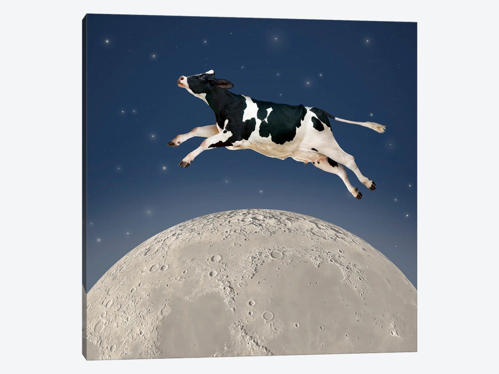 Over The Moon by Lund Roeser 1-piece Canvas Art