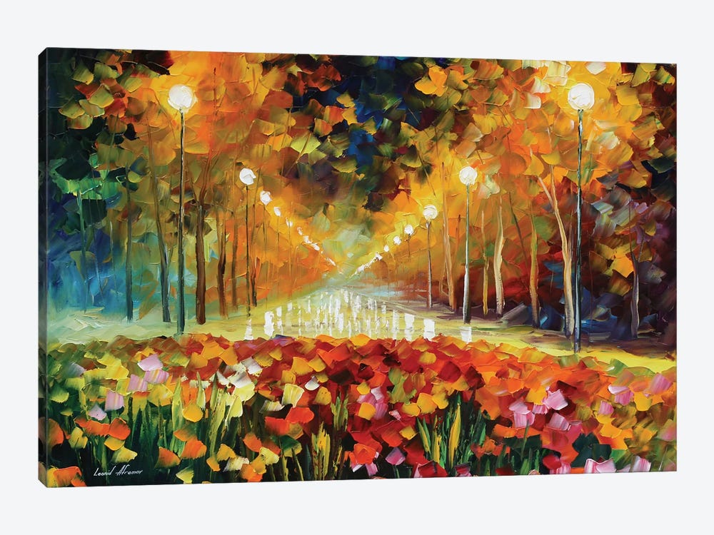 Alley Of Roses by Leonid Afremov 1-piece Art Print
