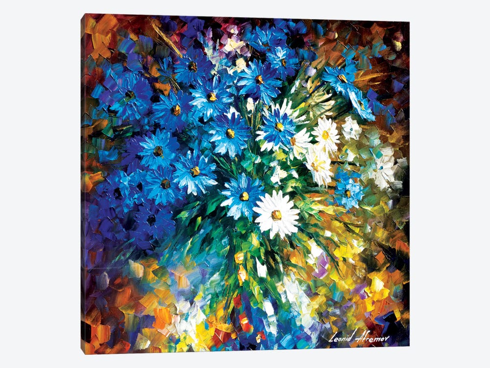 Bouqet Of Happiness by Leonid Afremov 1-piece Canvas Artwork