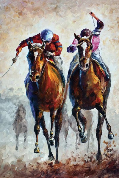 Horseback: Contenders by Leonid Afremov