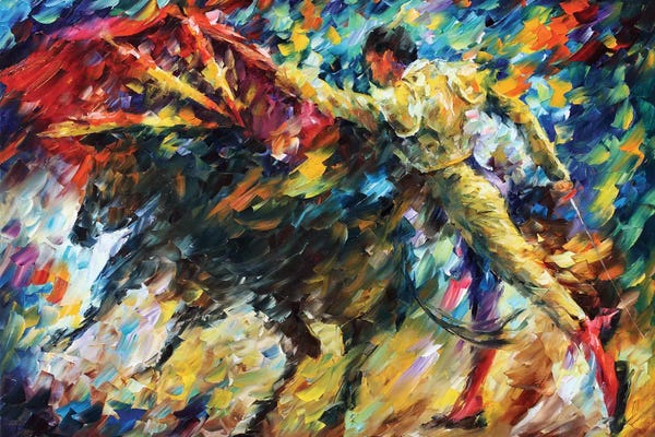 Leonid Afremov: Corrida II by Leonid Afremov