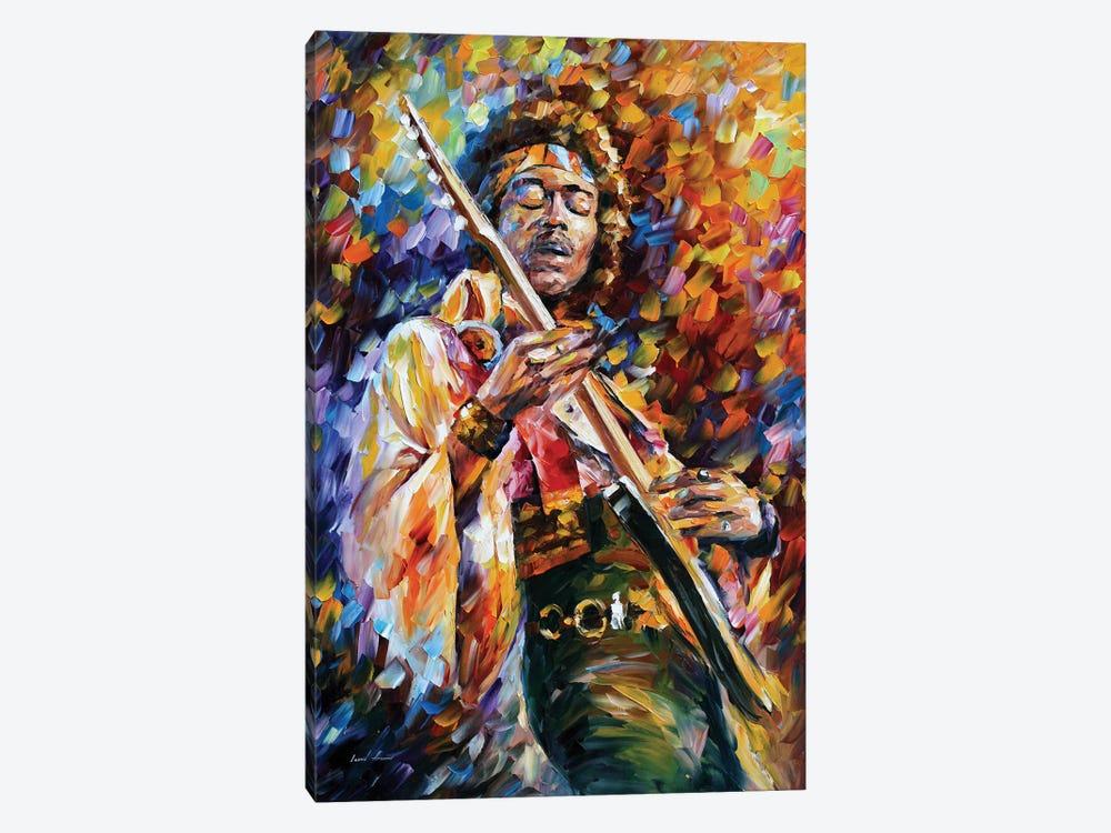 Jimi Hendrix by Leonid Afremov 1-piece Art Print