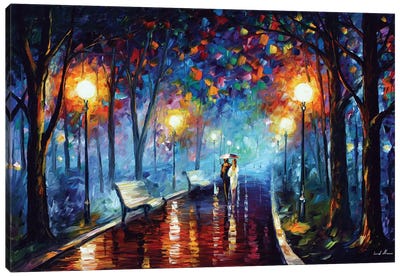 Misty Mood Canvas Art Print - Rain Inspired