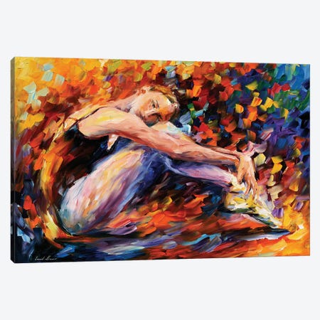 Resting Ballerina Canvas Print #LEA129} by Leonid Afremov Canvas Wall Art