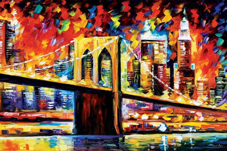  Old New York City Wall Art Vintage Brooklyn Bridge Canvas or  Fine Art Print : Handmade Products