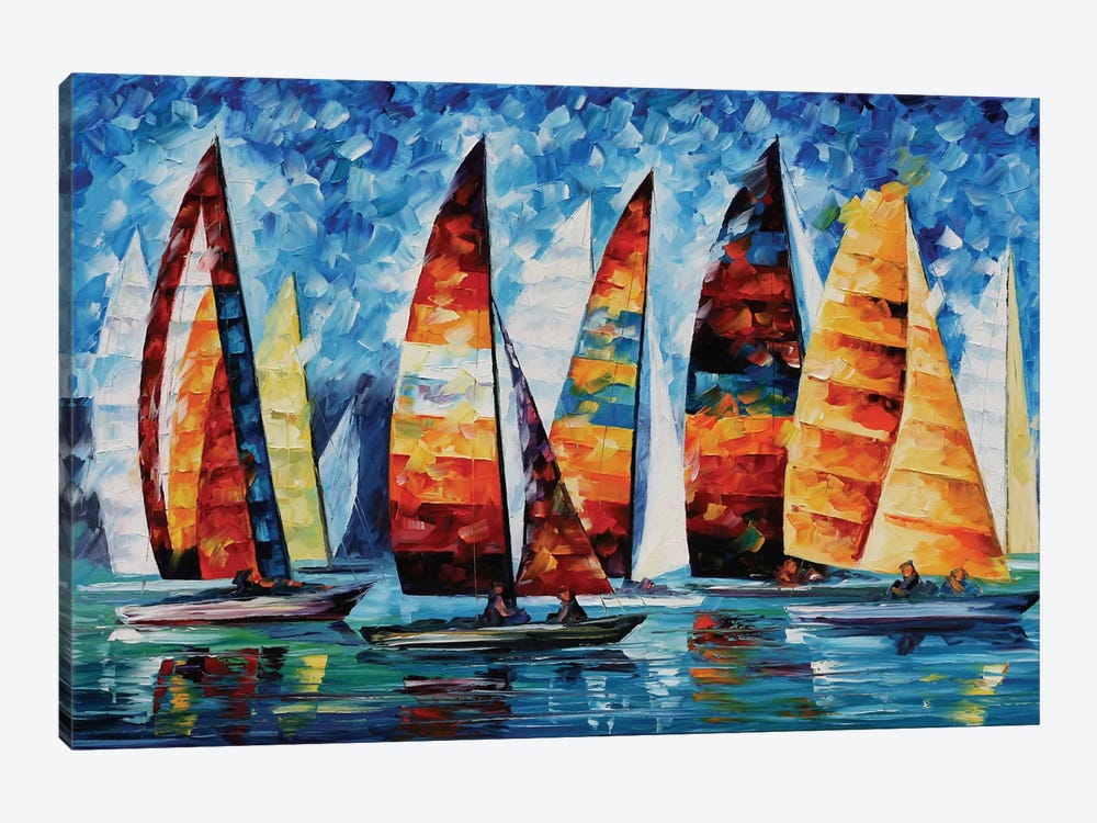 Sail Regatta by Leonid Afremov 1-piece Art Print
