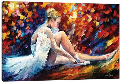 Young Ballerina Canvas Art Print - Dance Art