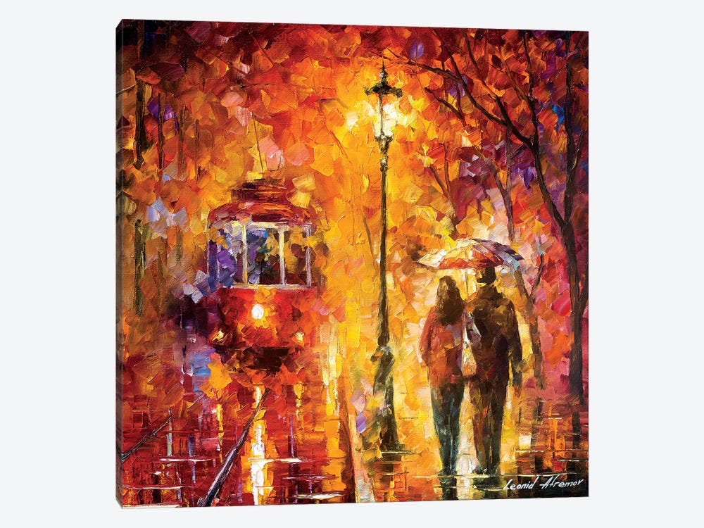Date By The Trolley by Leonid Afremov 1-piece Canvas Print