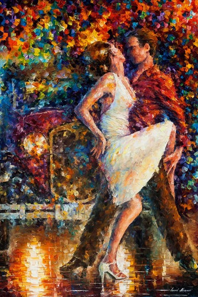 Romantic Bedroom (Love): Eternal Emotions by Leonid Afremov