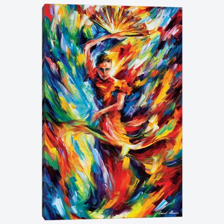 Flamenco Canvas Print #LEA149} by Leonid Afremov Canvas Art